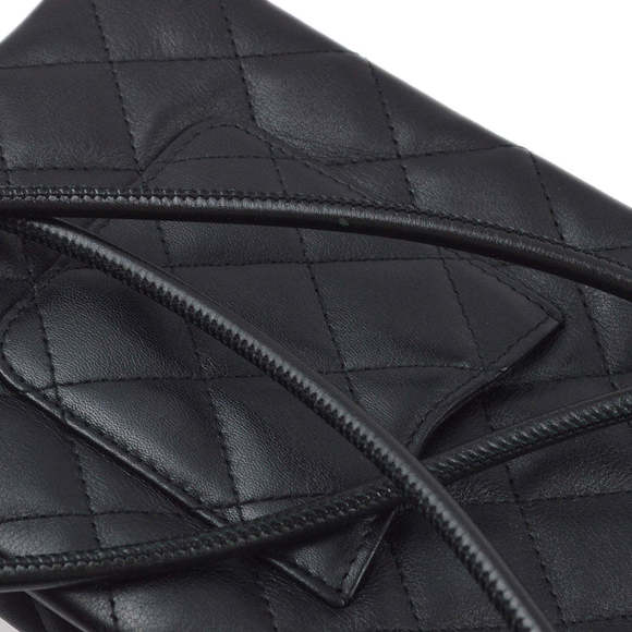 CHANEL Black Calfskin Cambon Ligne Shoulder Bag 162462 - Picture 10 of 10